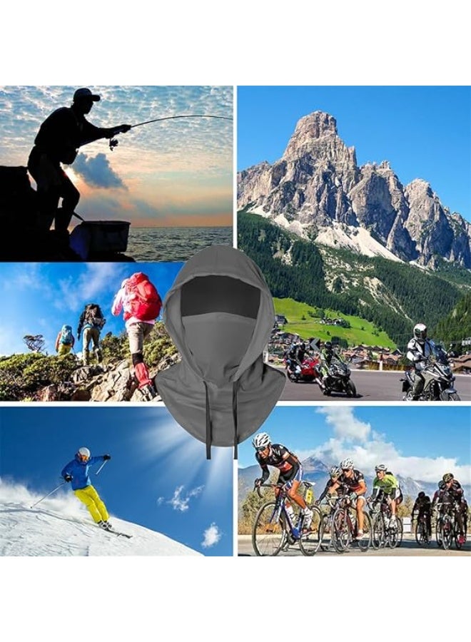 jaexest Cooling Balaclava Face Mask UPF 50+ Sun Protection Ice Silk Breathable Full Head Cover for Cycling, Motorcycle, and Outdoor Sports - Image 3